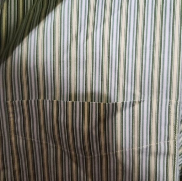 Banana Republic Men's Light Green Striped Shirt - Picture 10 of 15